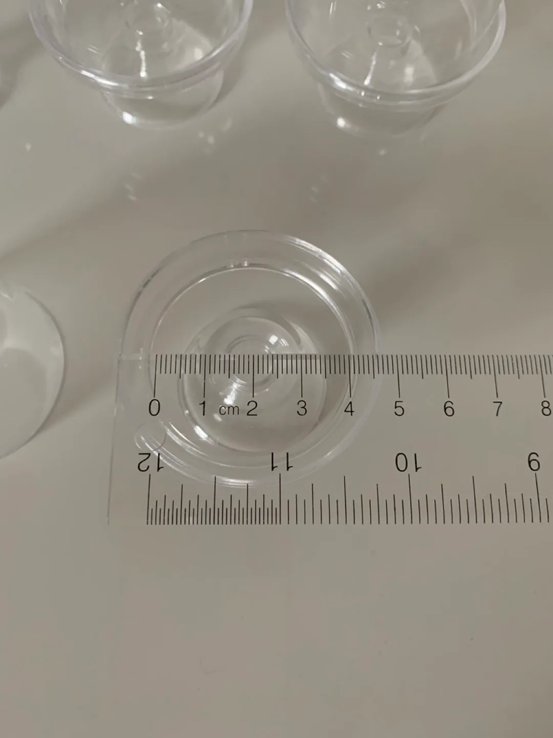 25 Mini Clear Cake Stands Party Favor/Wedding Packaging image indicator(2)