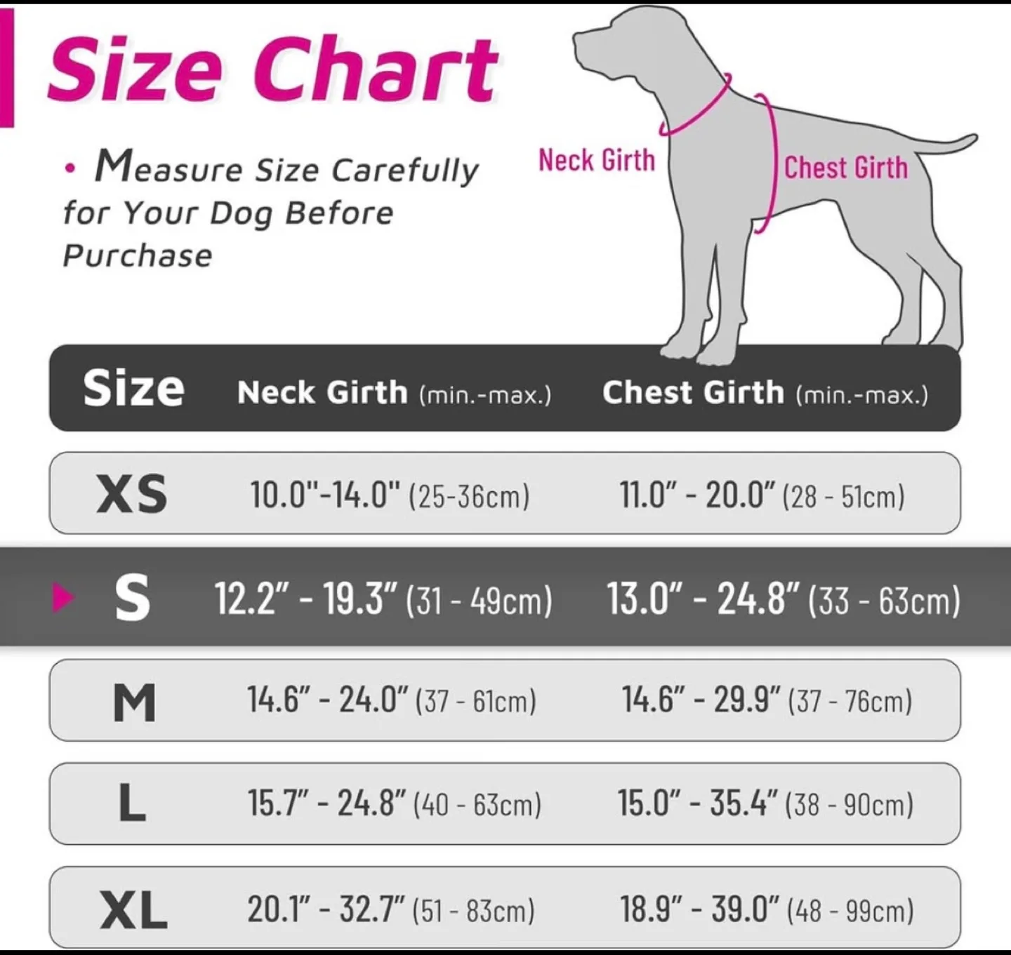 EAGLOO Pink Dog Harness - Size Small image indicator(2)