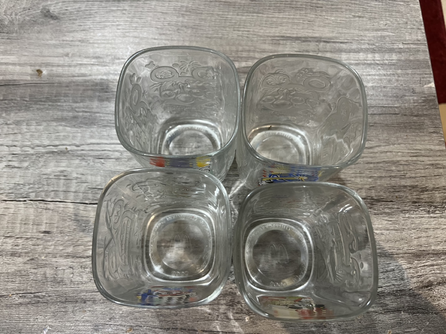 Set of Four 2000 Disneyland Mickey Mouse Glasses - photo 2