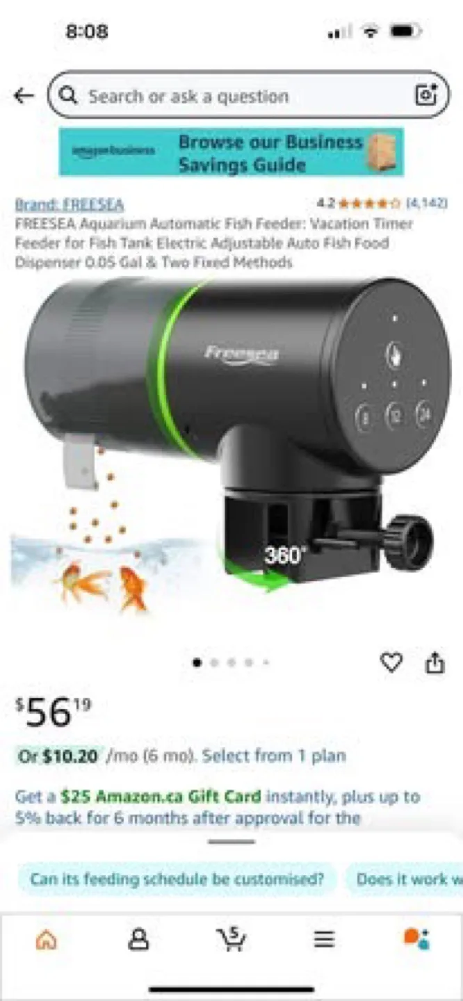 Automatic Fish feeder image indicator(2)