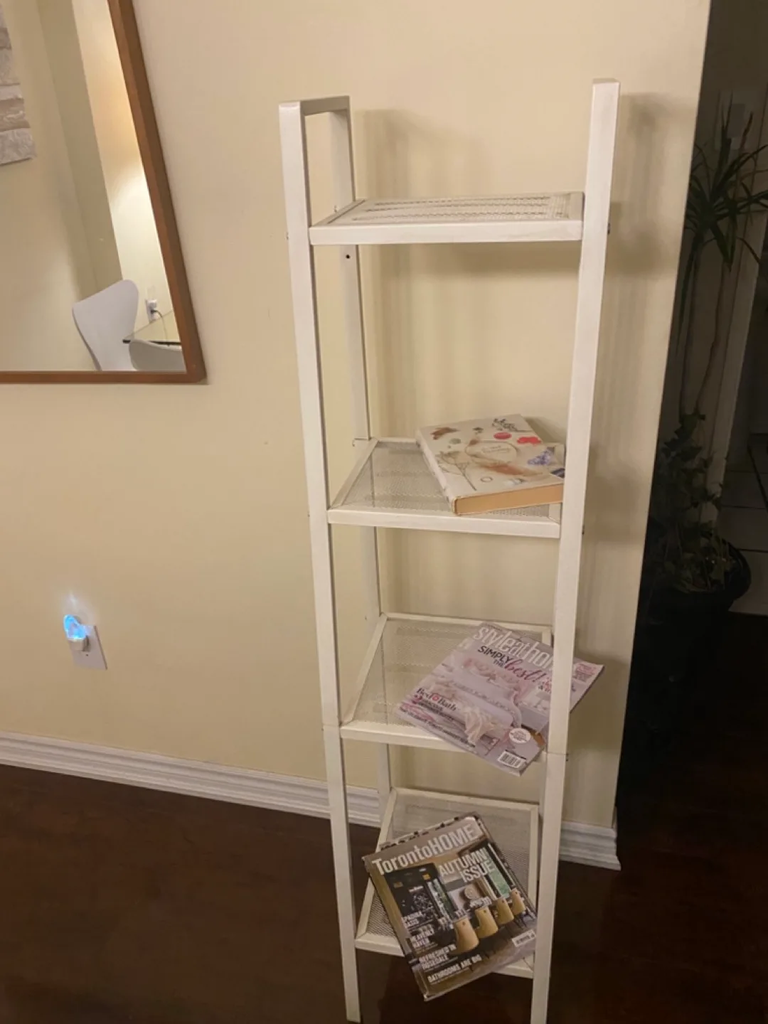 White Metal 4-Tier Shelf image indicator(2)