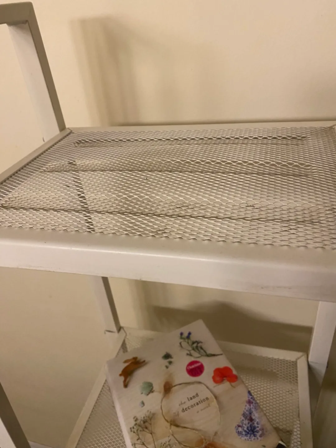 White Metal 4-Tier Shelf image indicator(3)