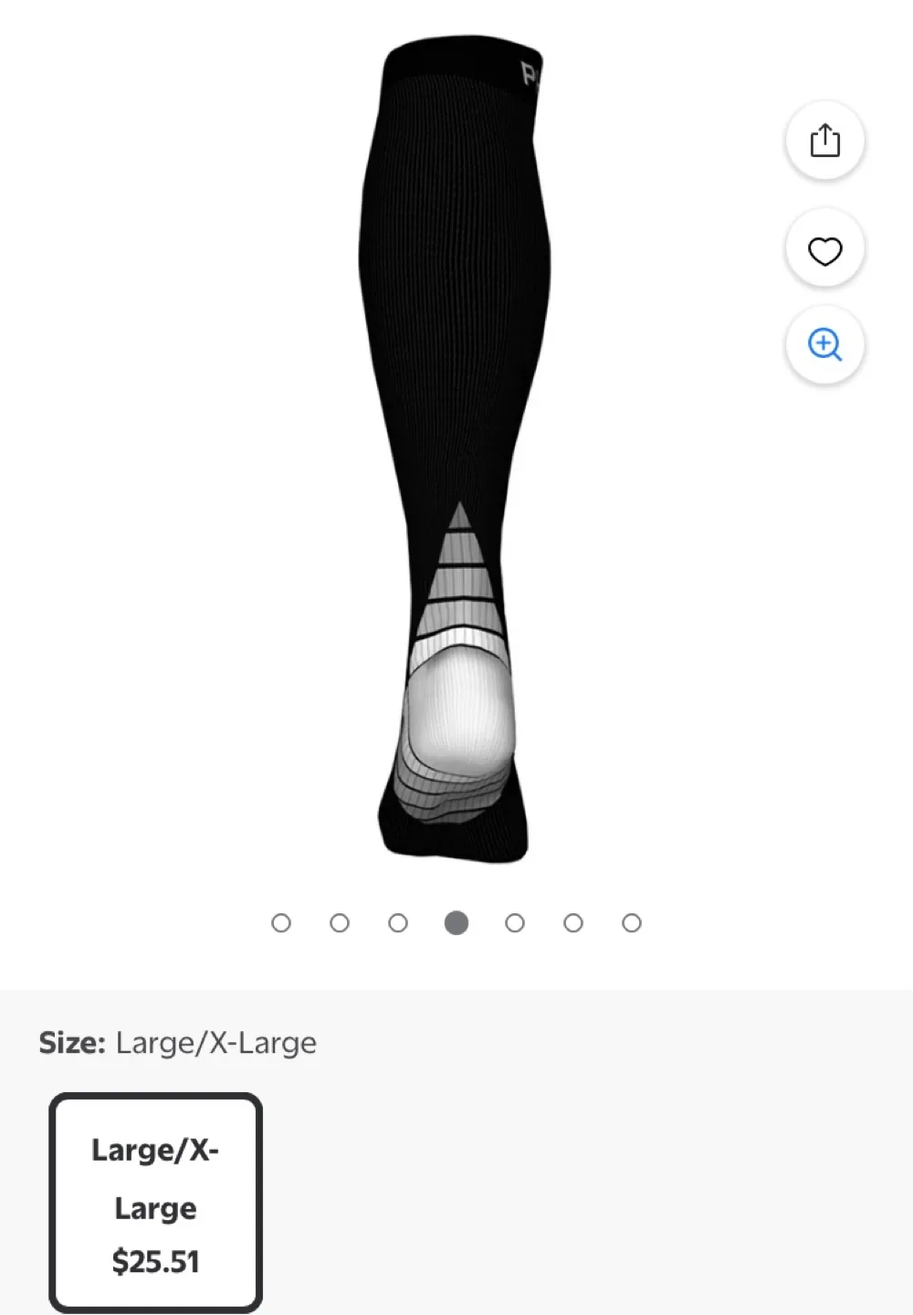 Physix Gear Sport Stamina Graduated Compression Socks - L/XL image indicator(8)