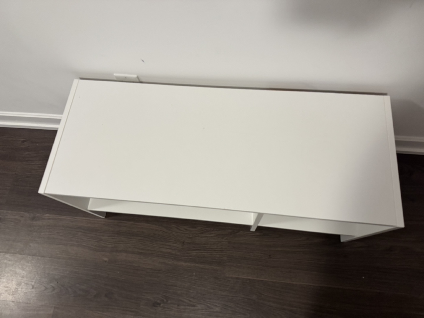 White Storage Shelf/Console Table - photo 2