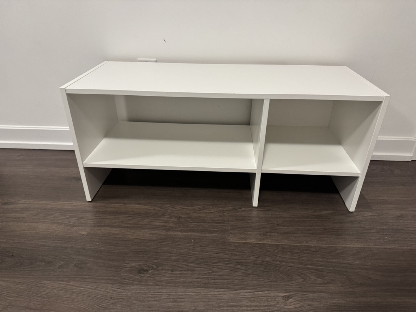 White Storage Shelf/Console Table