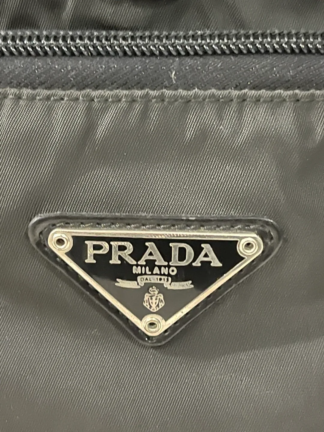 Authentic Prada Black Nylon Backpack image indicator(2)