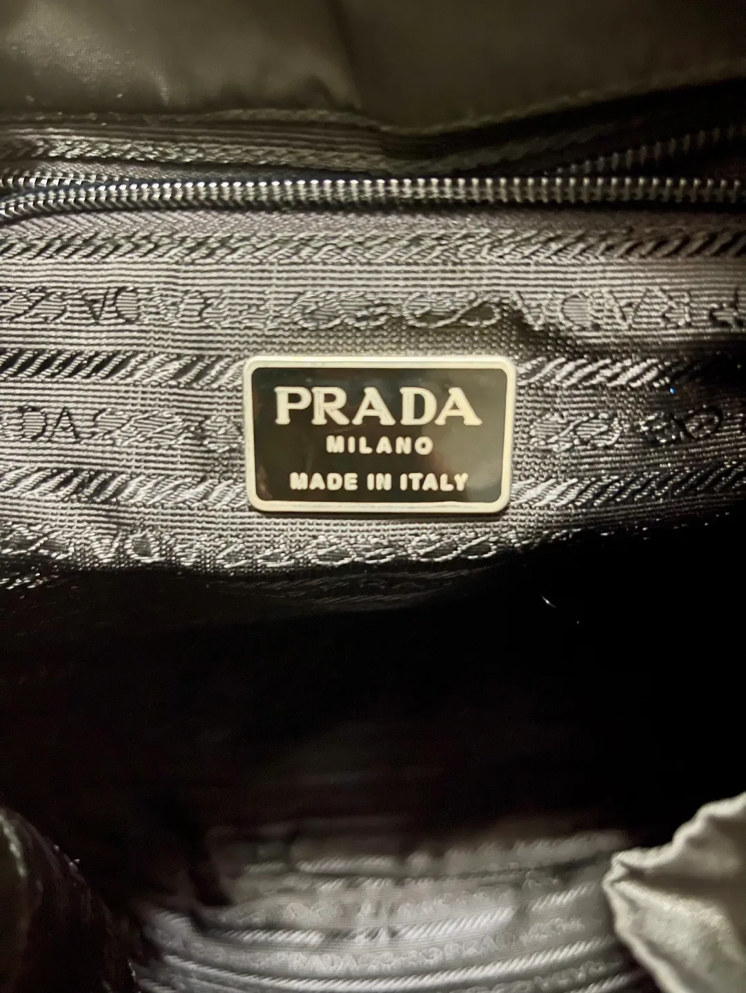 Authentic Prada Black Nylon Backpack image indicator(4)