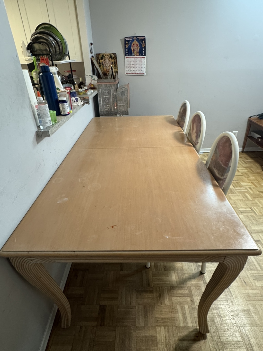 6 seater Dining Table Set with 4 Chairs