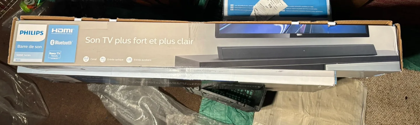 Philips 5000 Series Soundbar - New in Box thumbnail
