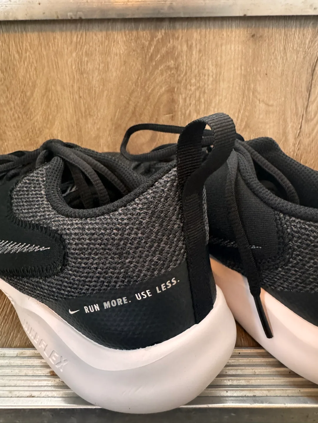 Nike Flex Run Shoes - Black & Grey - Women's image indicator(3)