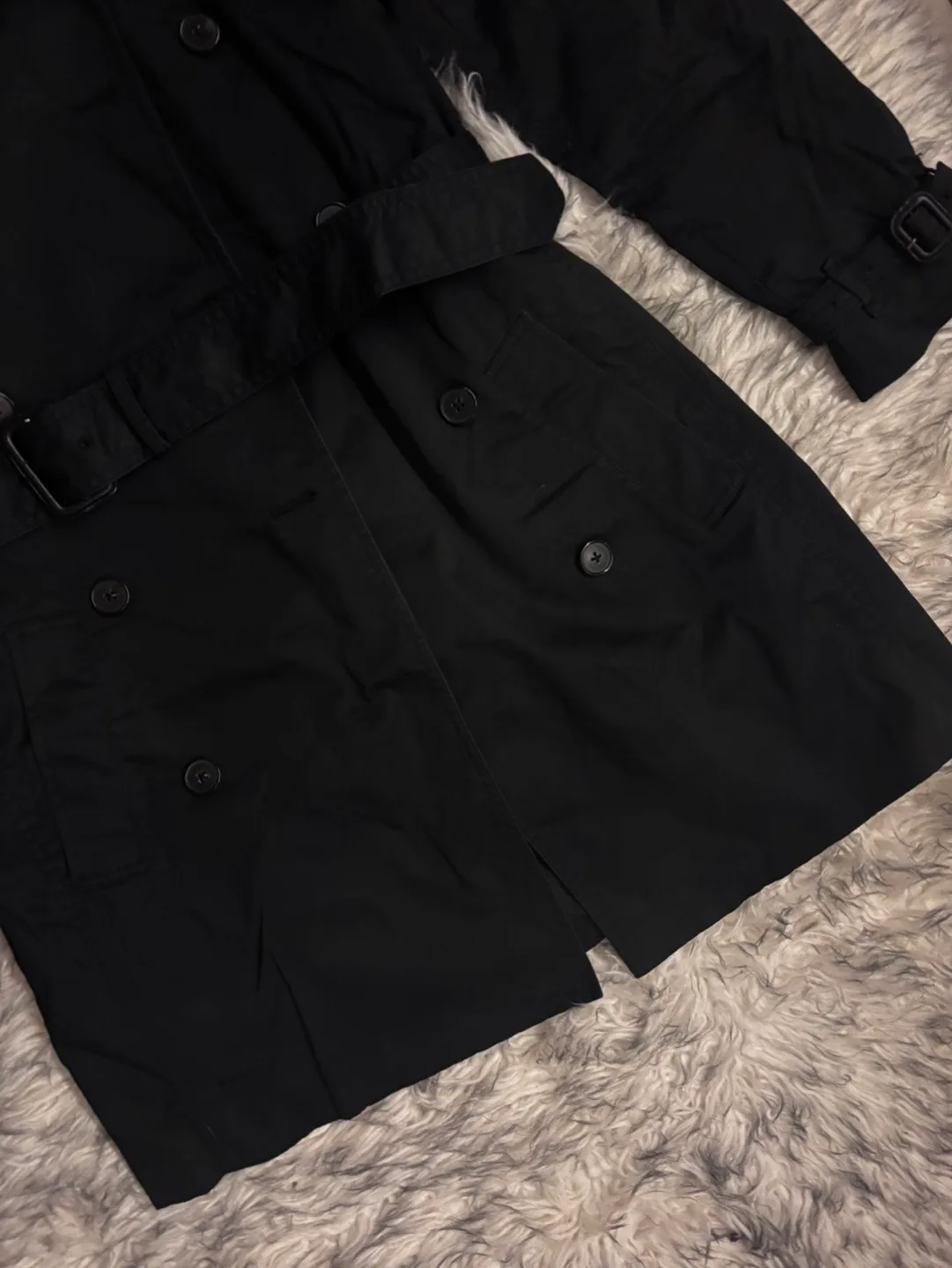 Babaton Black Trench Coat image indicator(2)