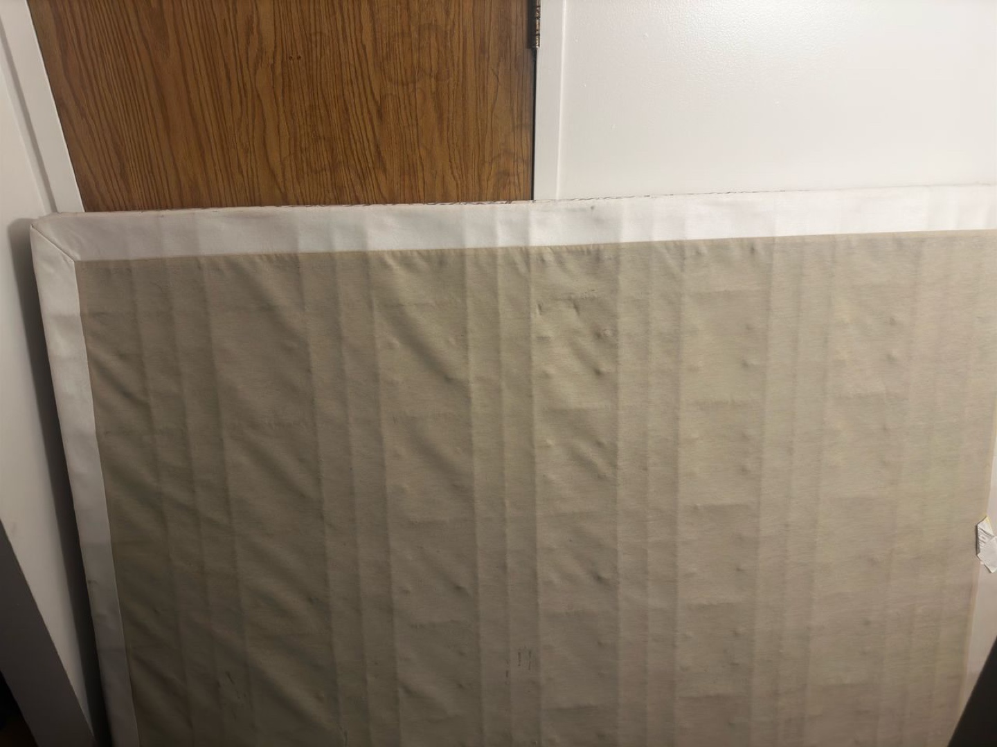 Beige Box Spring