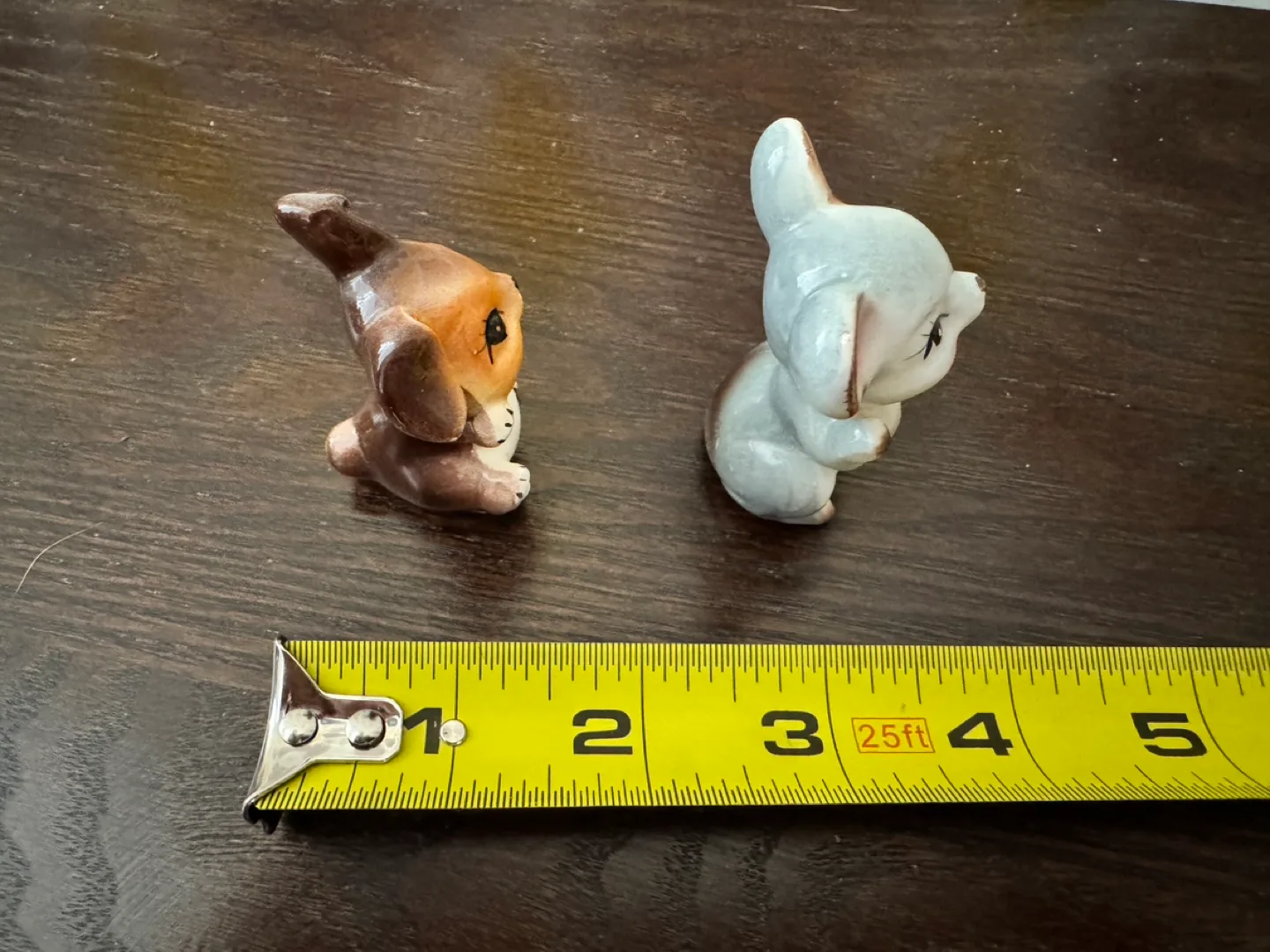 Vintage Anthropomorphic Japanese Figurines - Rabbit and Mouse image indicator(7)