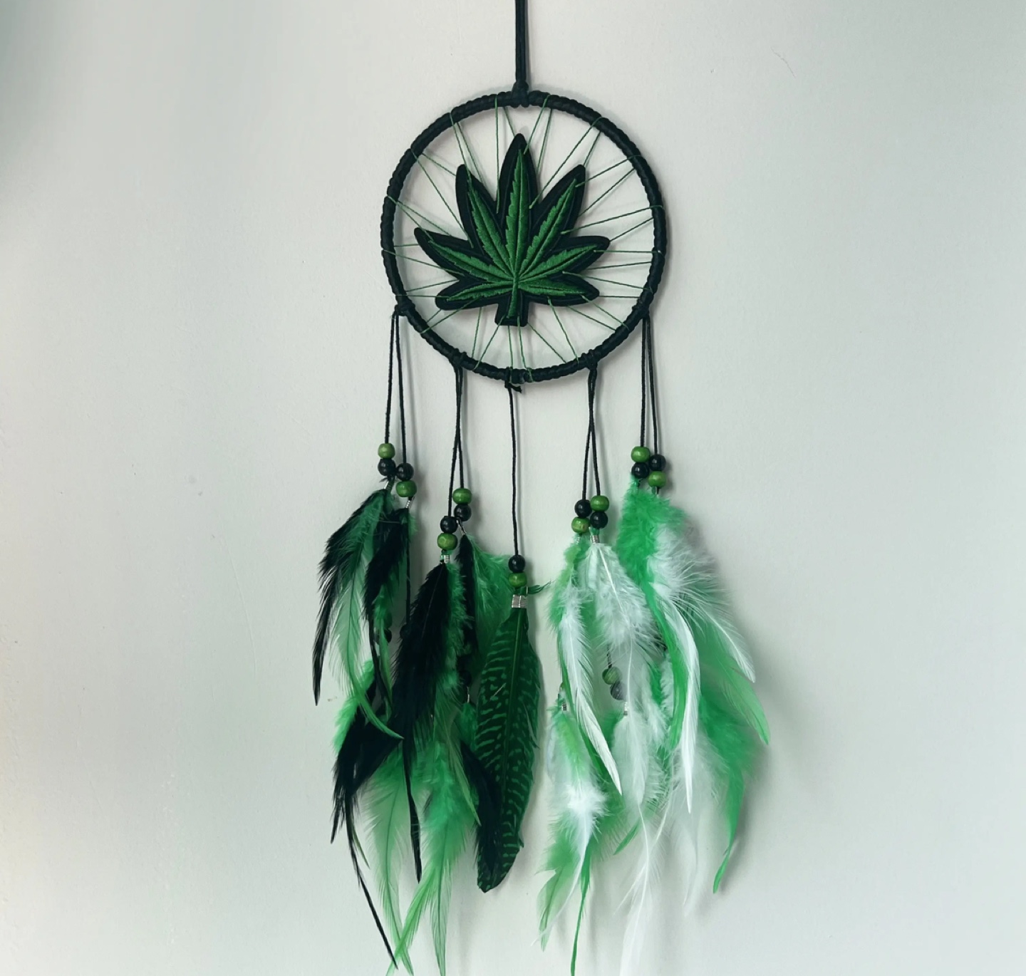 Cannabis Leaf Dream Catcher sun catcher