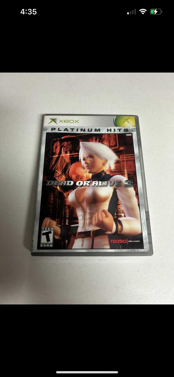Dead Or Alive 3 (Platinum Hits/Original Xbox)