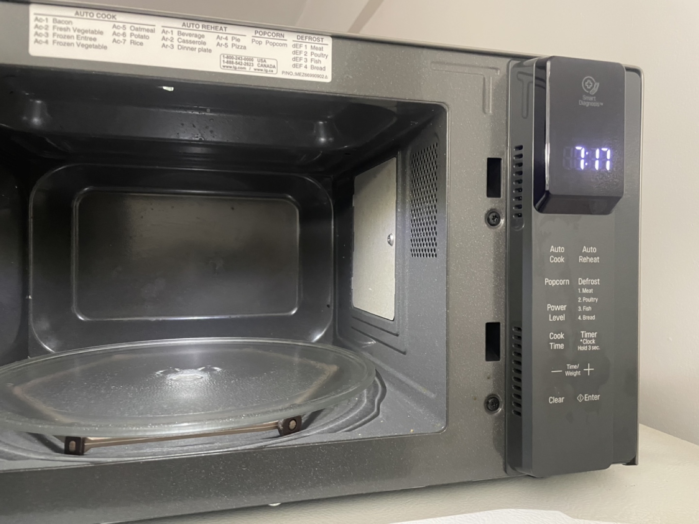 LG Stainless Steel Microwave - photo 2