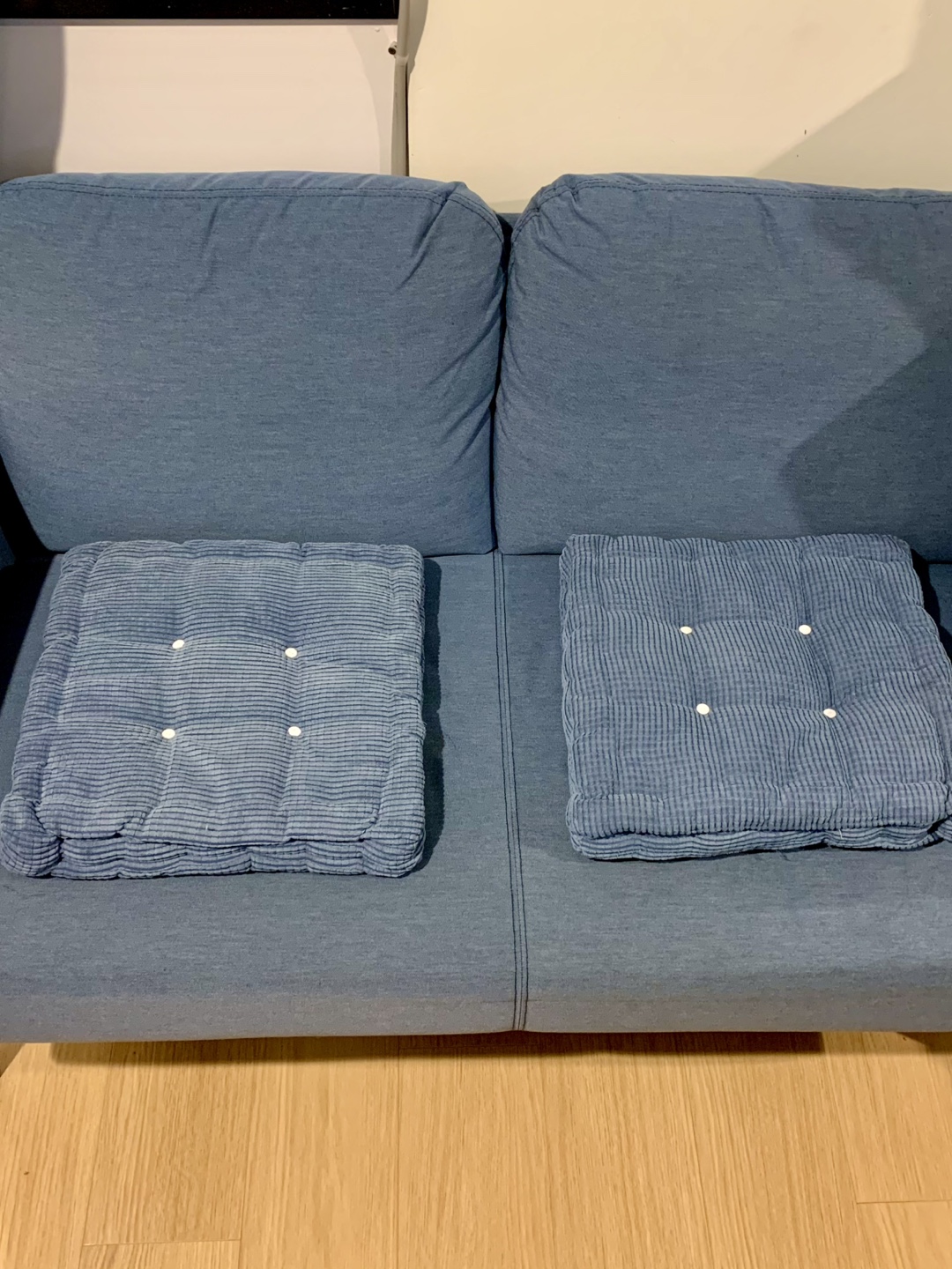 IKEA GLOSTAD Love Seat - Blue - photo 3