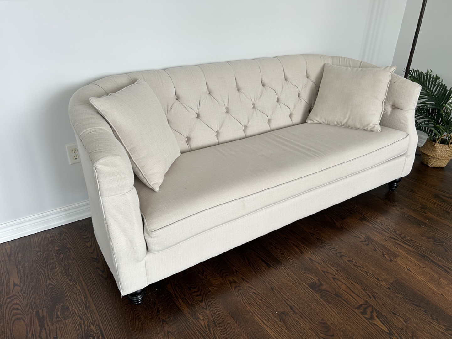 Cream Love Seat - photo 3
