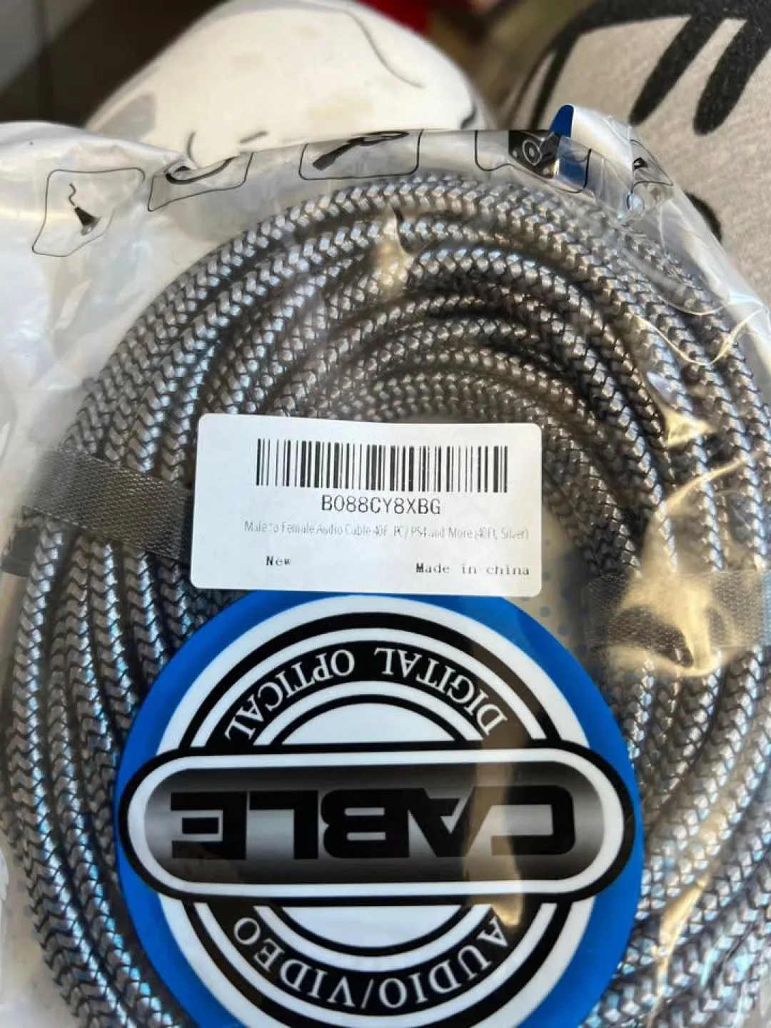 Audio/Video Cable Digital Optical 40ft image indicator(3)