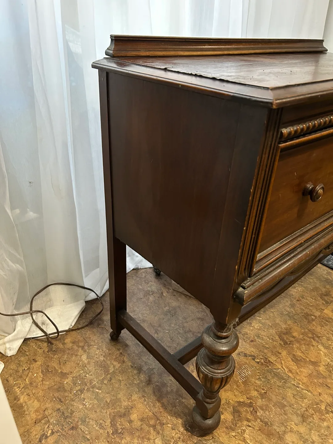 Vintage Wooden Buffet Server image indicator(3)