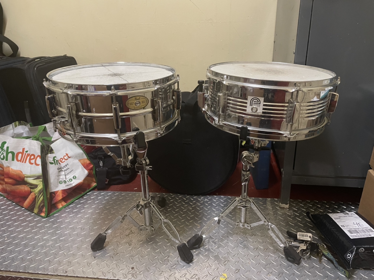 Pearl Snare Drum Steel Shell