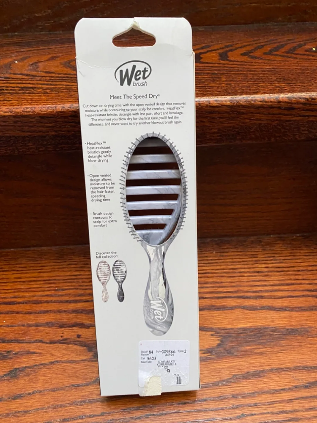 Wet Brush Speed Dry Hair Brush - Grey Marble image indicator(4)