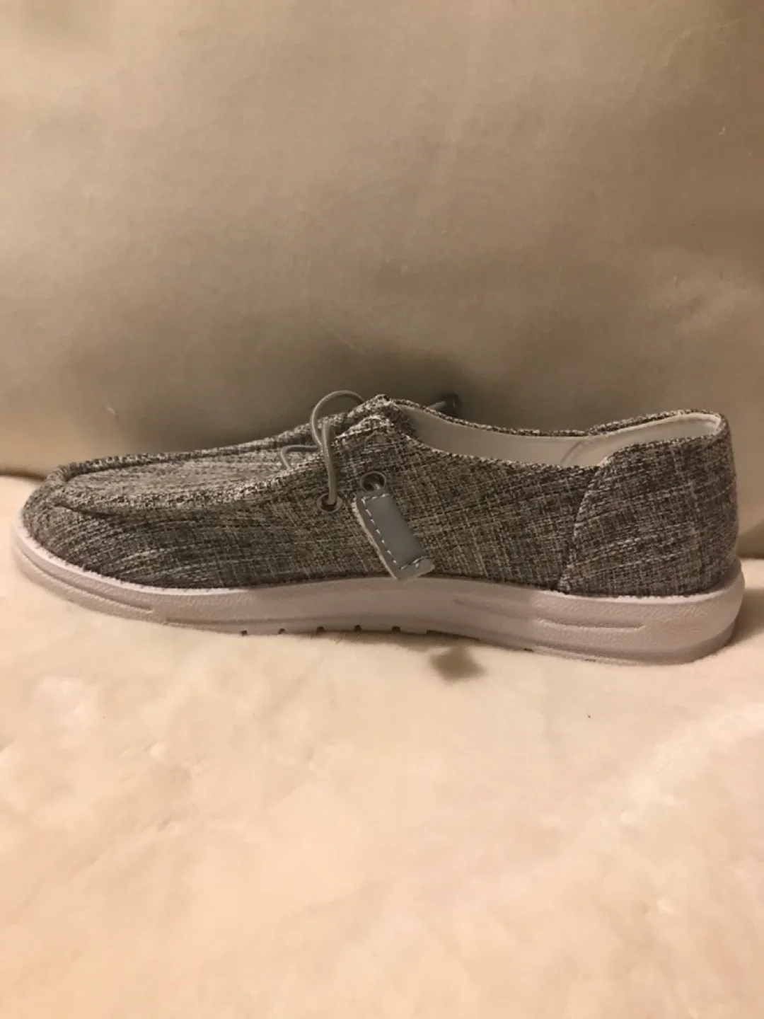 Women's Grey Slip-on Casual Shoes #freecycle image indicator(3)