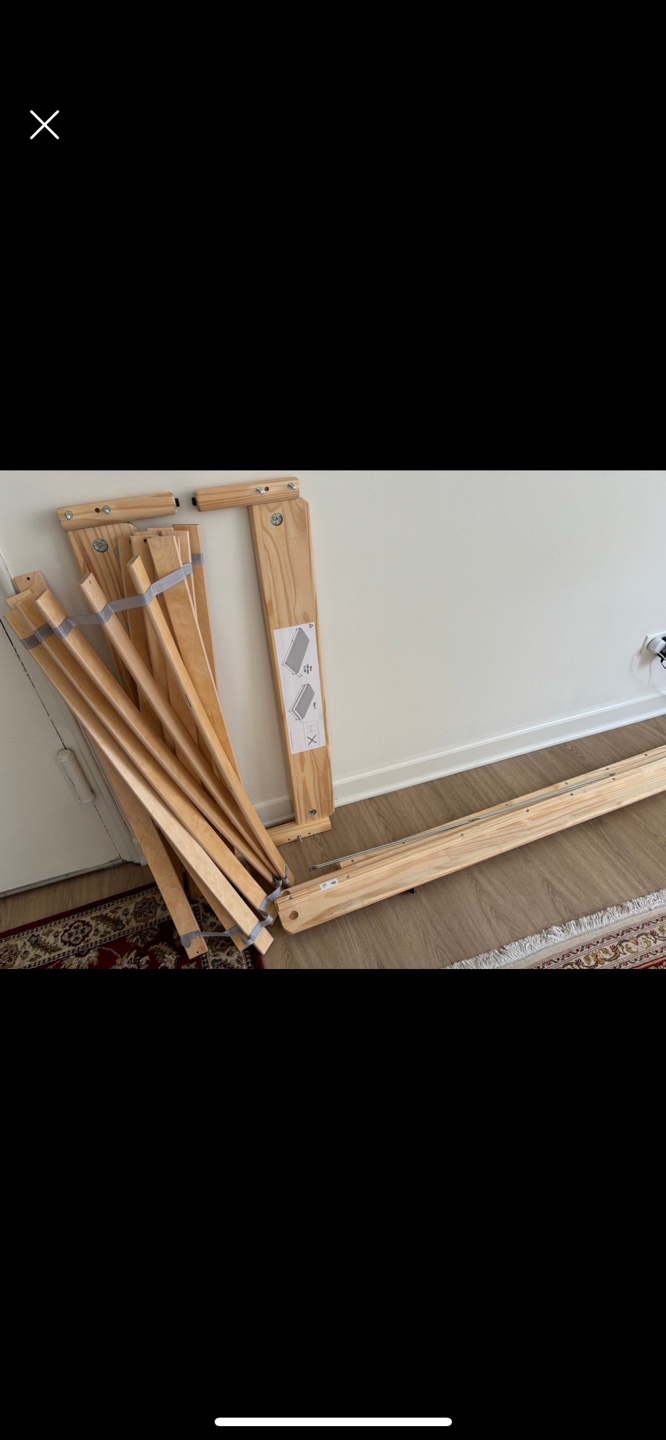 💚IKEA Twin Bed Frame - disassembled - photo 4
