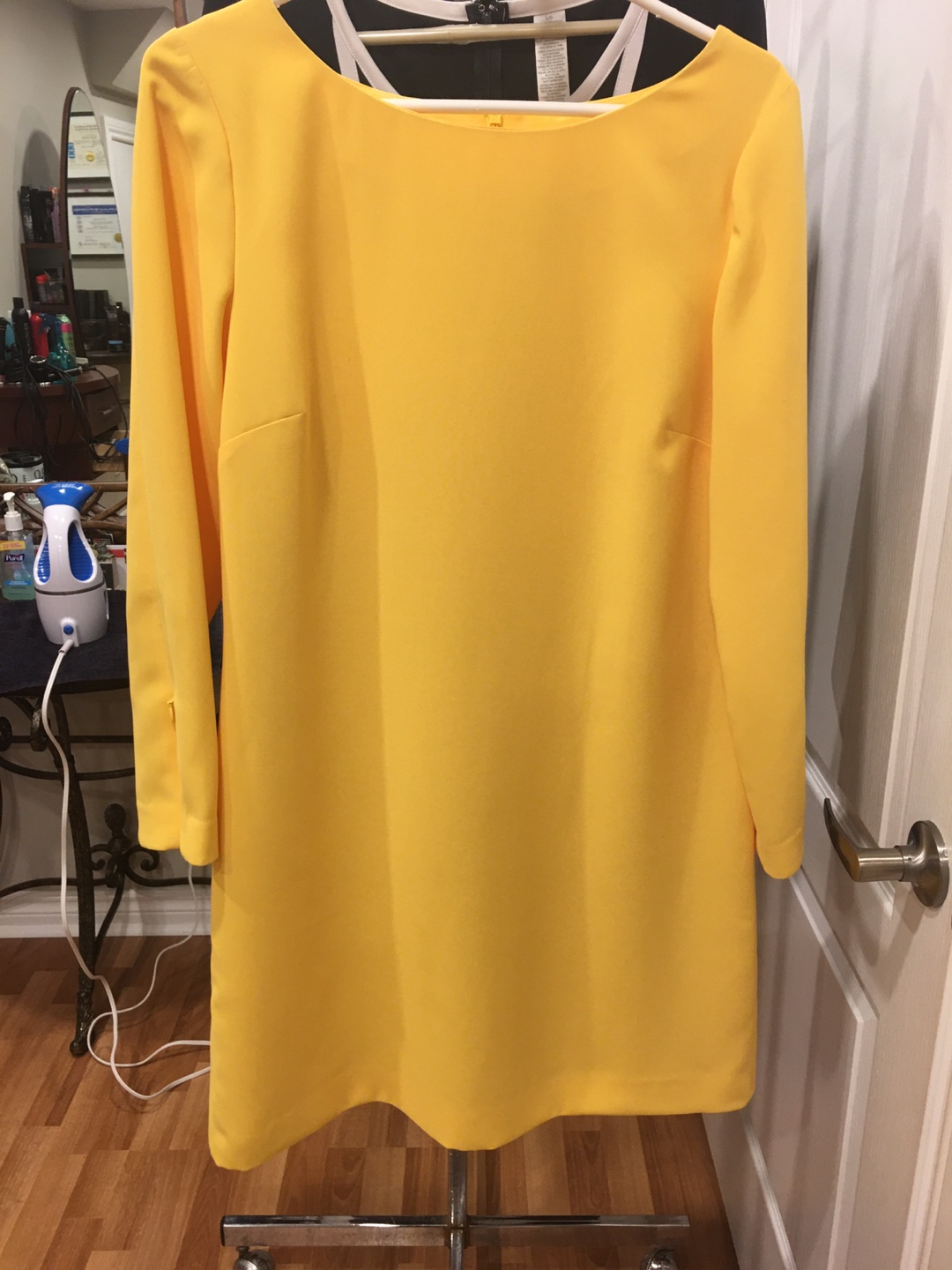 Banana Republic Yellow Shift Dress Size 12