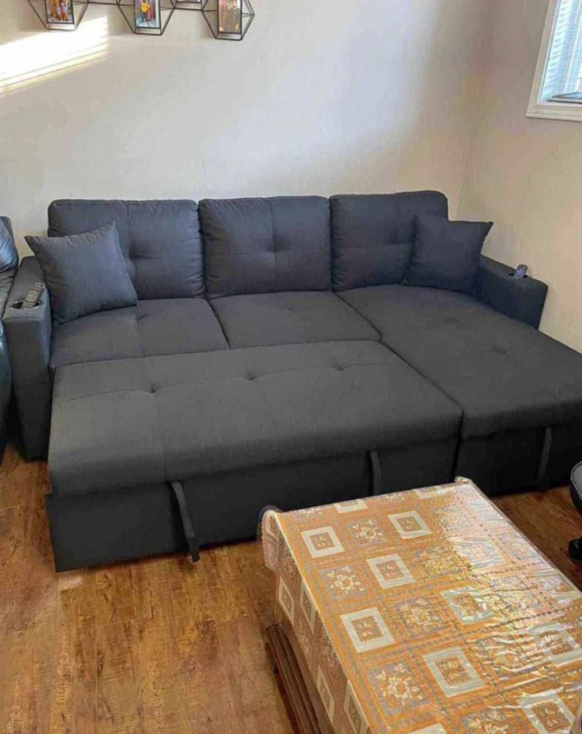 Dark Grey Sectional Sofa Sleeper