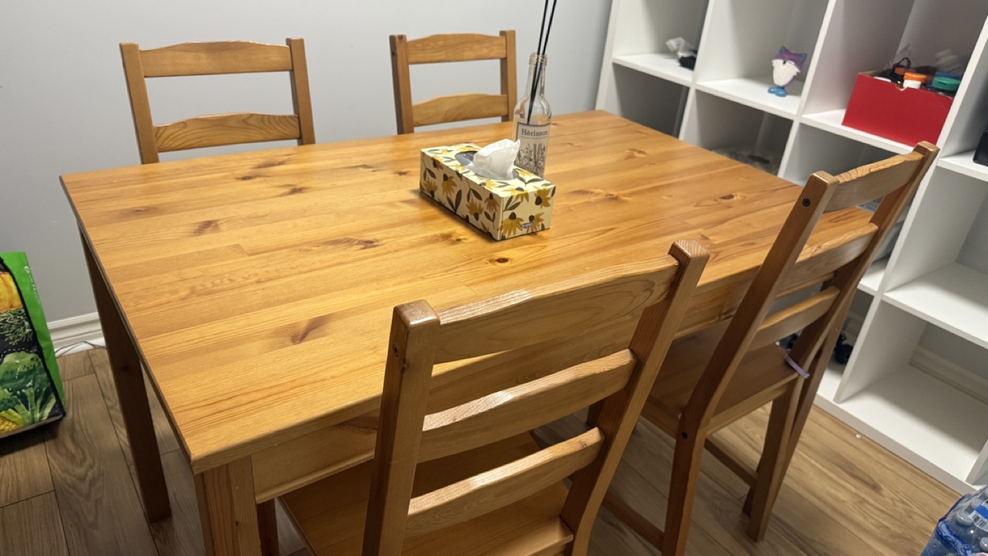 IKEA Jokkmokk Dining Table Set with Four Chairs🧡 - photo 2