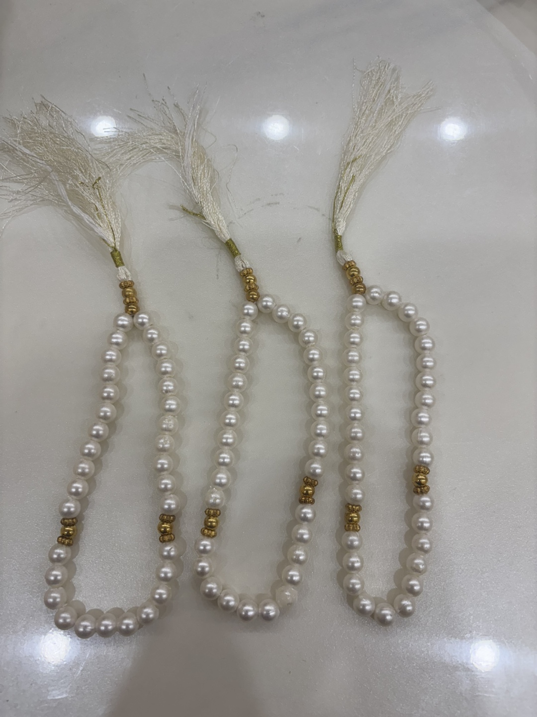 White Pearl Prayer Beads - photo 4