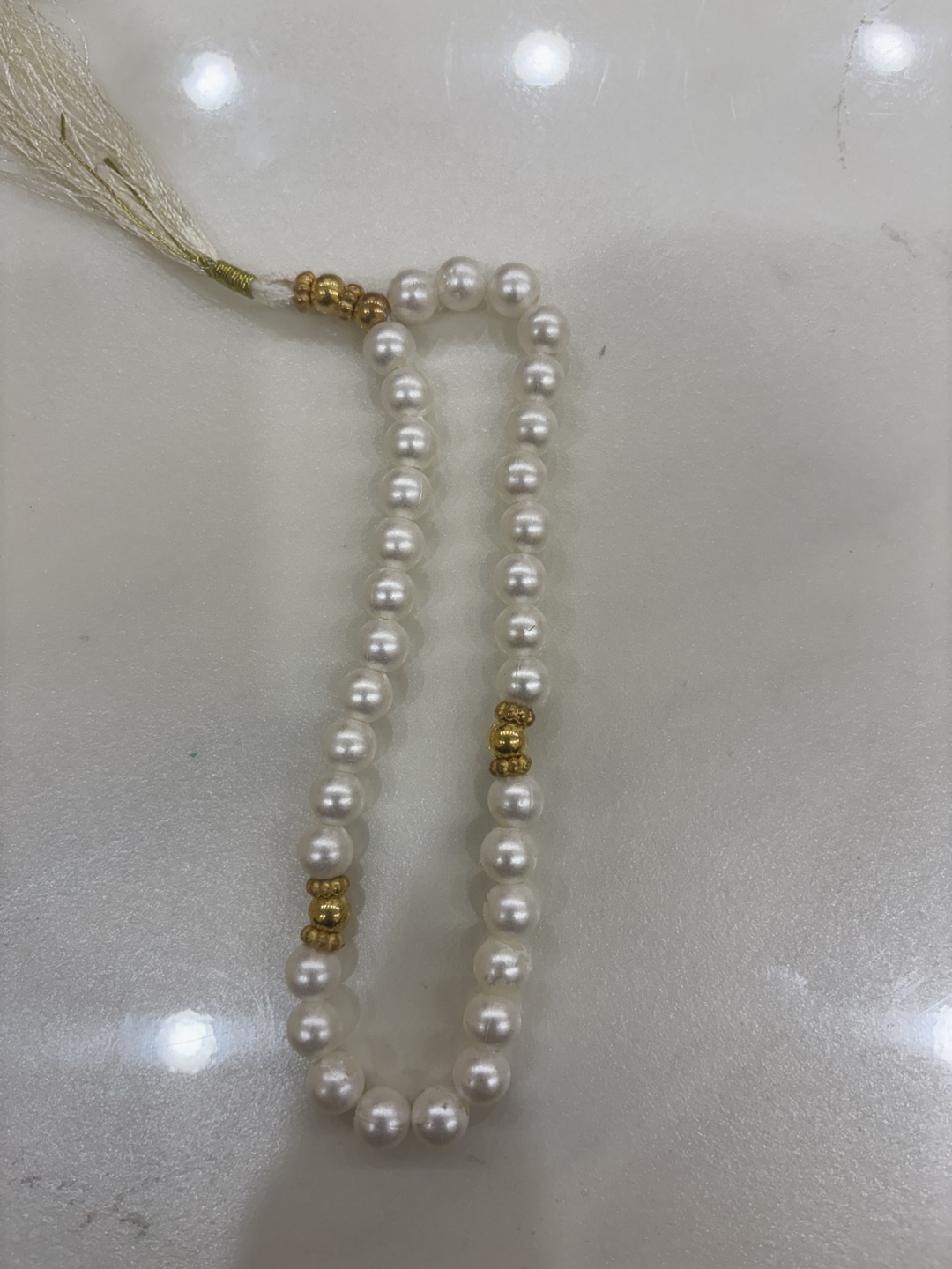 White Pearl Prayer Beads