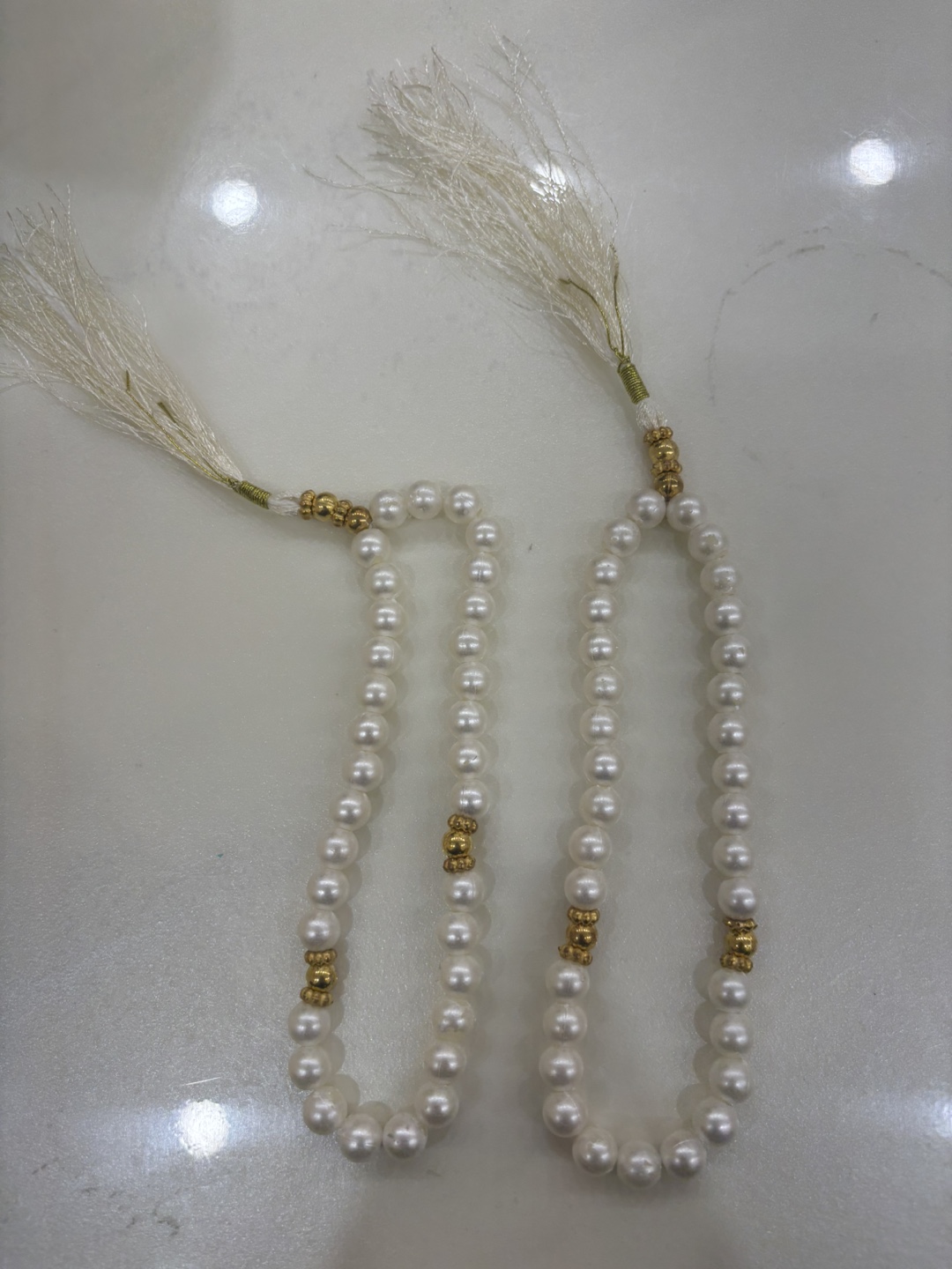 White Pearl Prayer Beads - photo 2