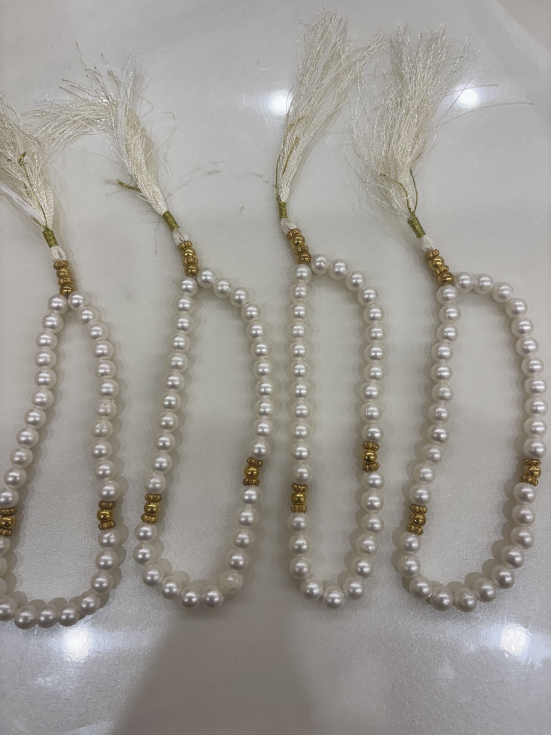 White Pearl Prayer Beads - photo 3