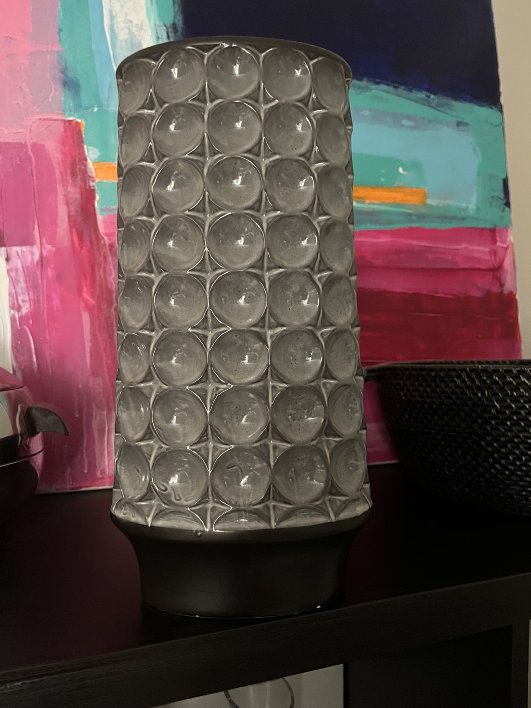 Grey Bubble Vase