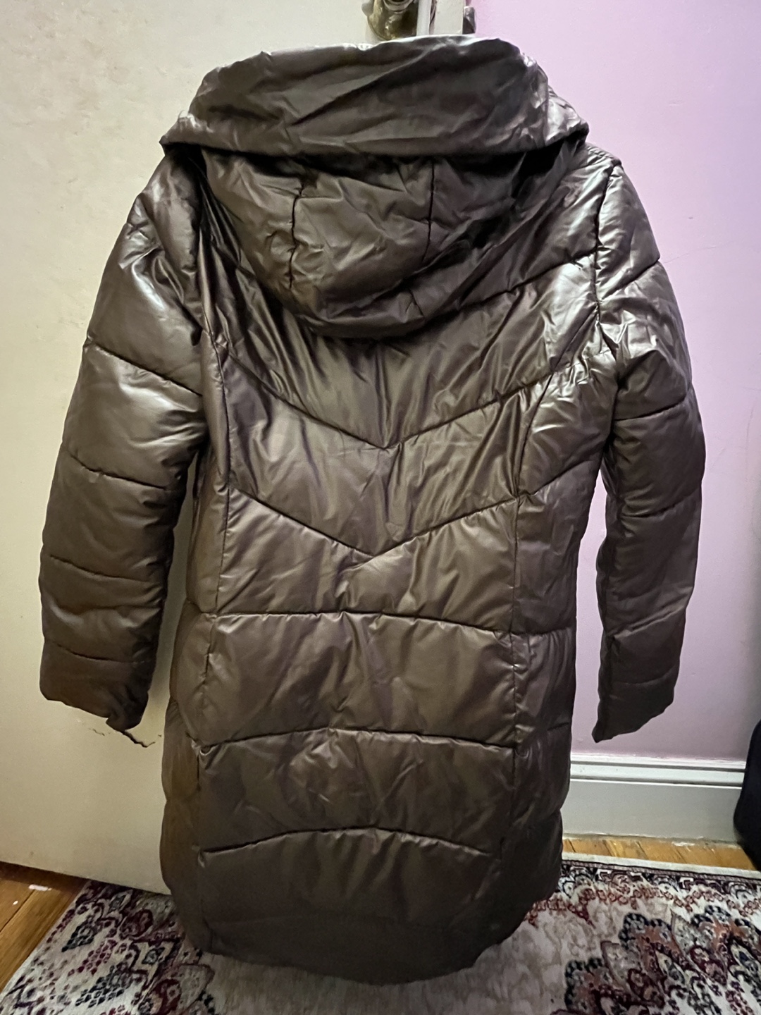 SHUNYIMEI Women's Size Medium Long Puffer Jacket - photo 2