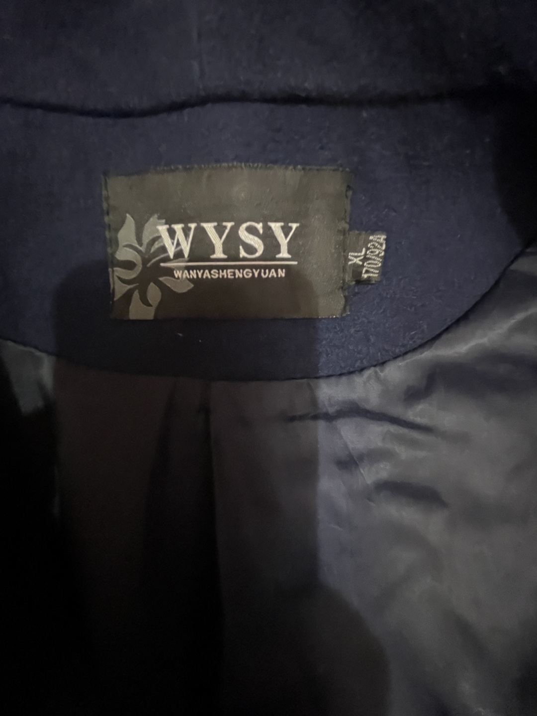 WYSY Navy Blue Peacoat - Size XL - photo 3
