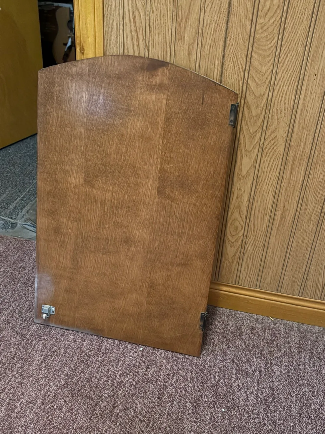 Medicine Cabinet Mirror & Wood Door image indicator(3)