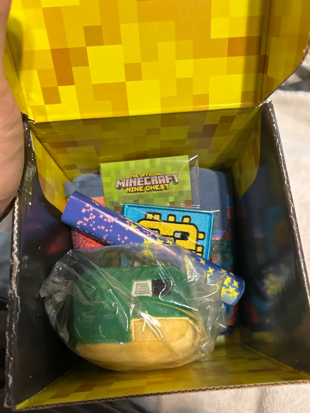 Minecraft Mine Chest Exclusive Plush & Merch Bundle image indicator(2)