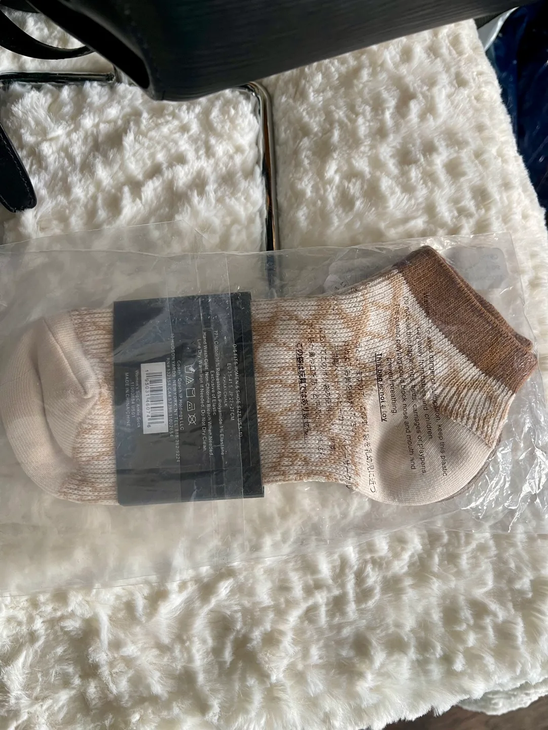 New COACH Ankle Socks 2pairs image indicator(2)