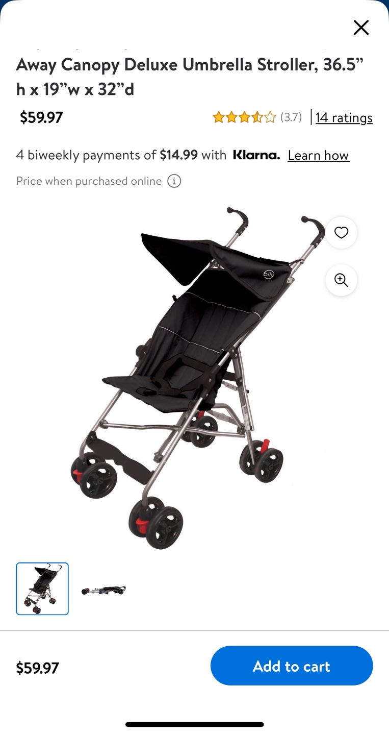 Bily Easy Compact Umbrella Fold & Swing-Away Stroller - photo 4