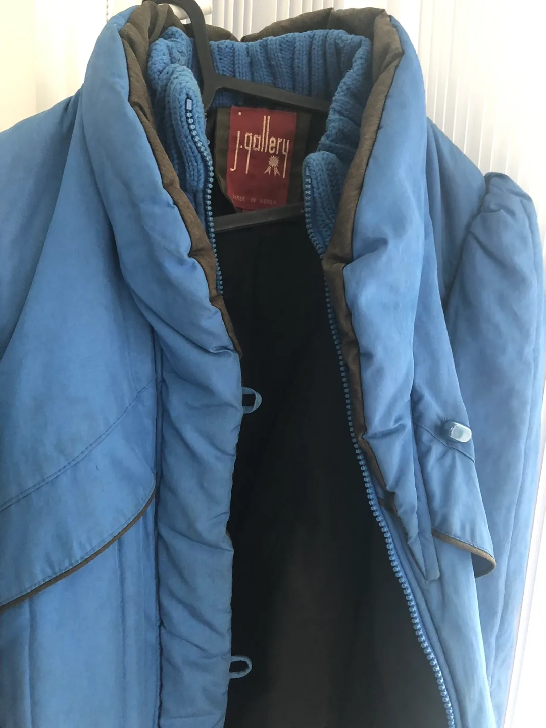 j.gallery Blue Puffer Jacket image indicator(2)