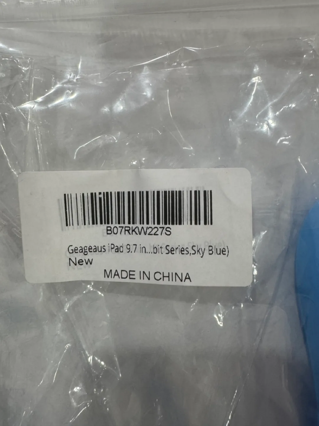 New Geaugeous iPad 9.7 inch Case - Sky Blue Bunny Design image indicator(2)