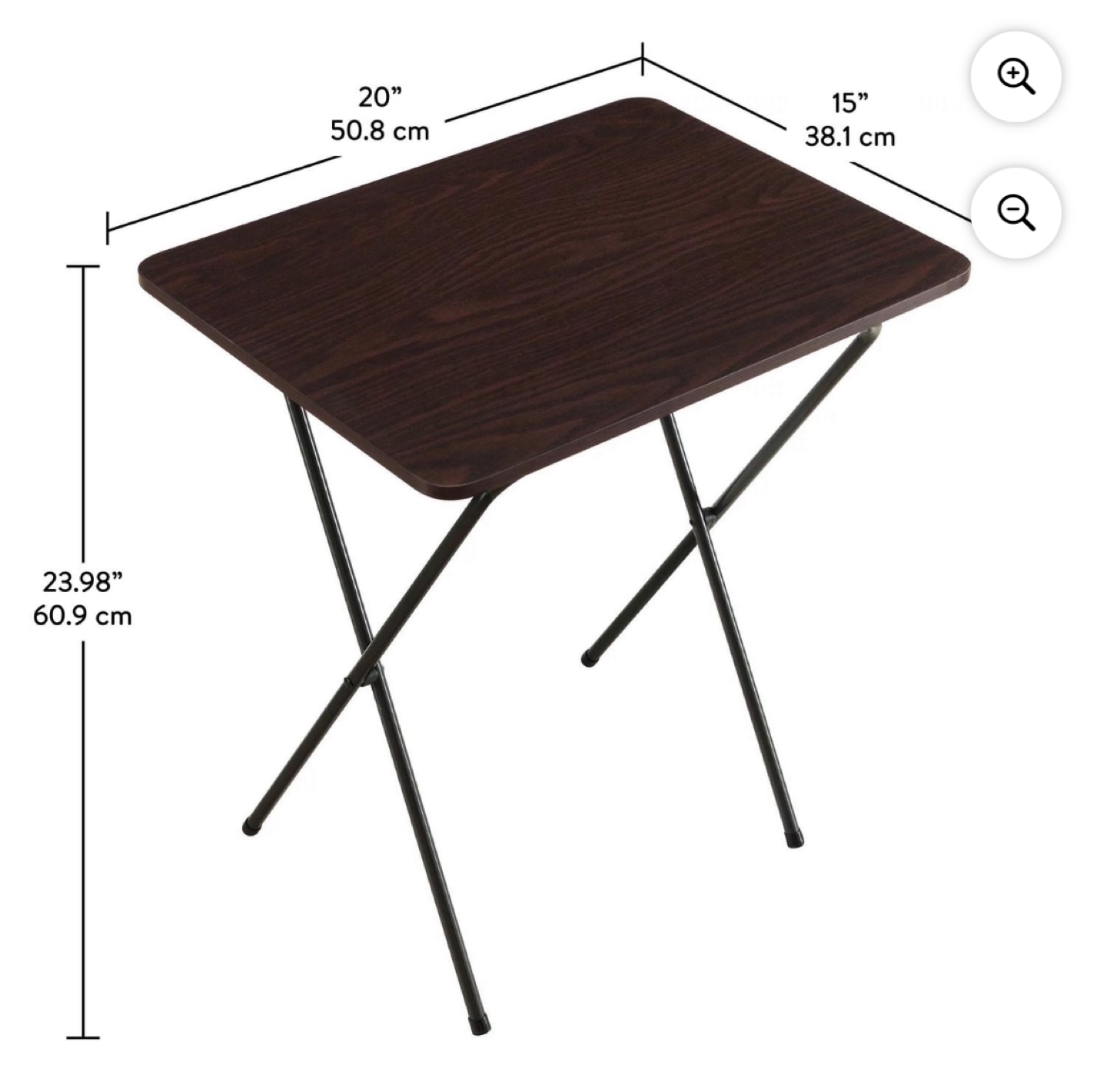 Black Foldable Side Table - photo 3