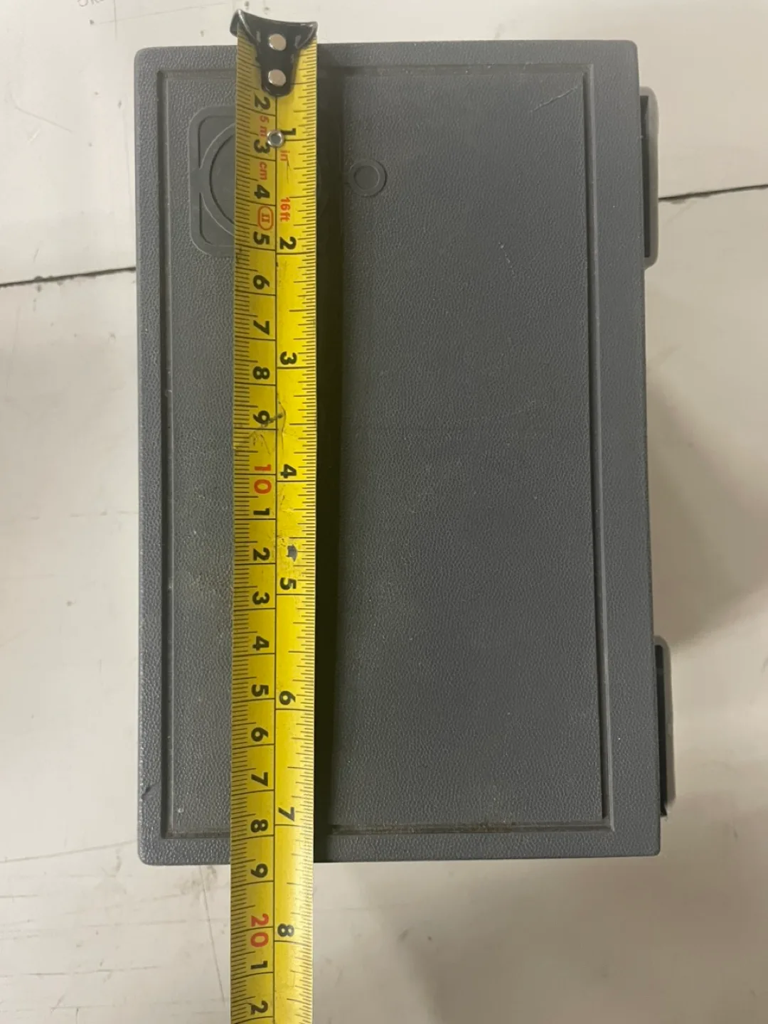 Lot of 12 Grey Plastic Storage Boxes image indicator(3)