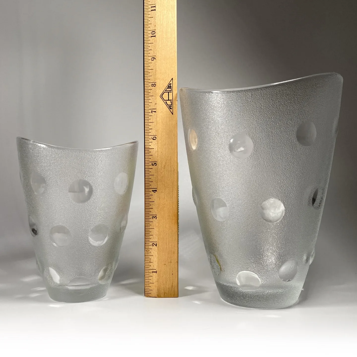 Pair of Vintage Borgonovo Polka Dot Vases image indicator(4)