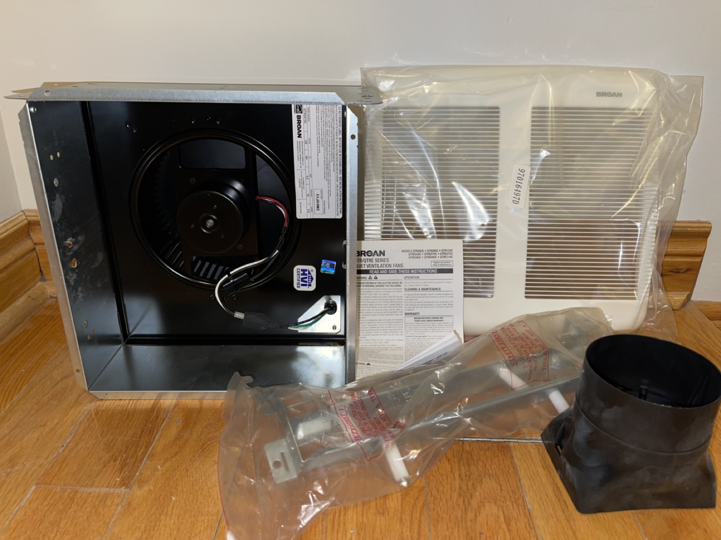 Bathroom Exhaust Fan - Broan Elite - photo 4