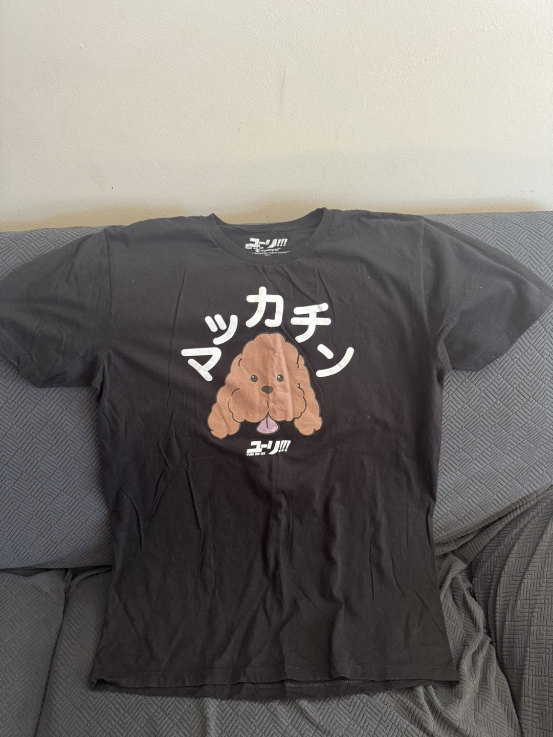 Yuri!!! on Ice Makkachin Crunchyroll T-Shirt - Size Large