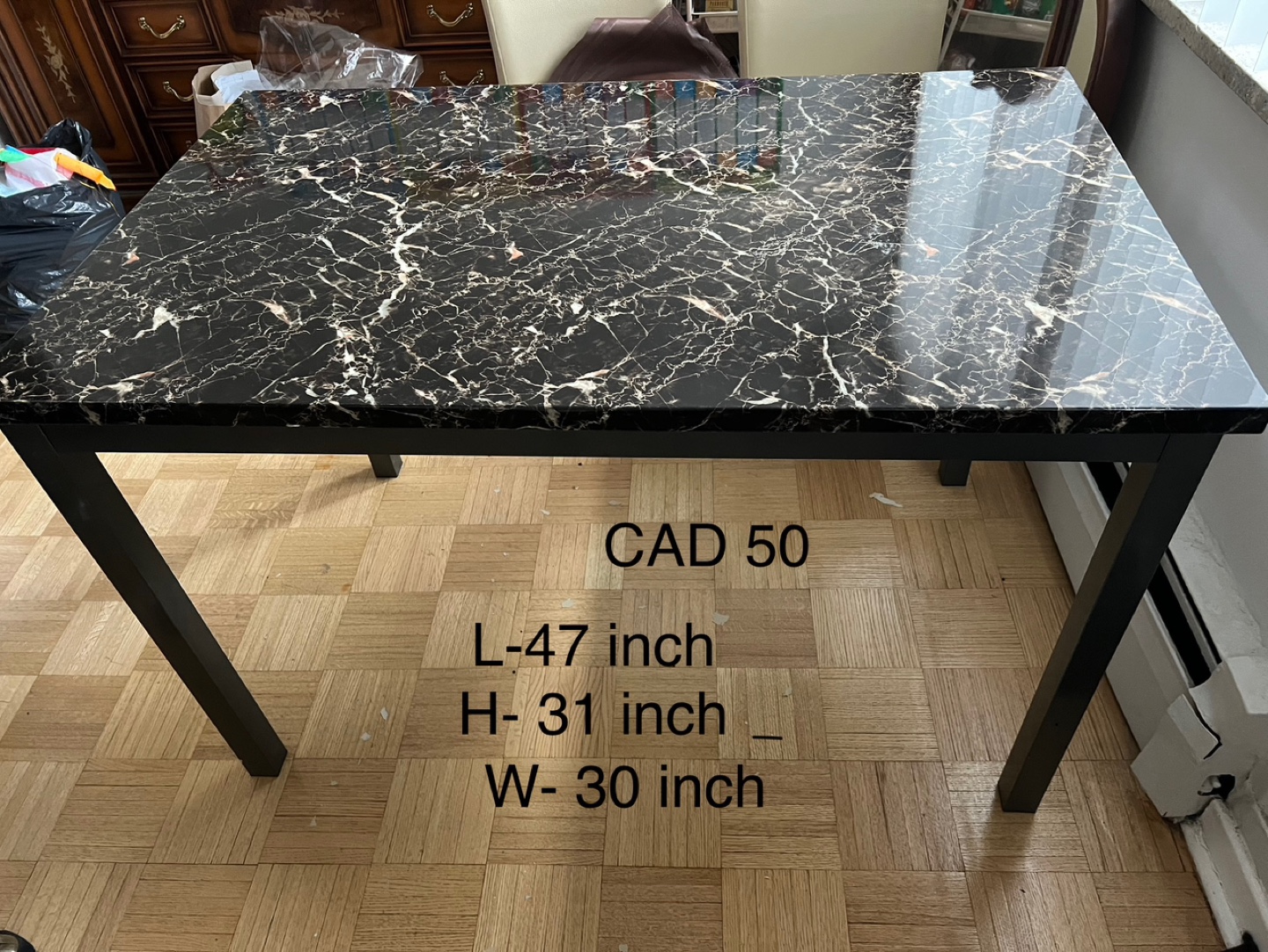 Black Dining Table - photo 3